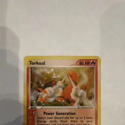 Pokemon Torkoal EX Dragon 12/97 Holo Rare 2003 - Image 2