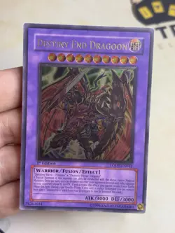 Destiny End Dragoon LODT-EN042 1st Edition Ultimate Rare YuGiOh! NM EURO - Image 2