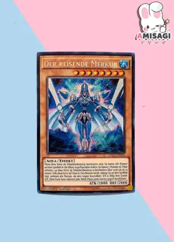 Yu-Gi-Oh! Karte Der reisende Merkur DRL3-DE006 TCG Deutsch Secret Rare - Image 1