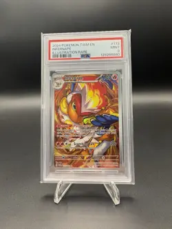 Pokemon Infernape Twilight Masquerade Card 173/167 SV Holo Rare PSA9 Mint! - Image 1