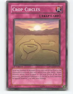 Crop Circles #POTD-EN051 1st Edition Yugioh Card - Image 1