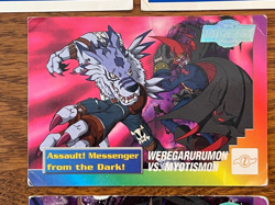 Lot of 6 DIGIMON Cards, Zudomon, Andromon, 2 Battle Cards, 2 Checklists, 2000 - Image 4