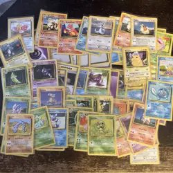 Pokemon Base Set WOTC Bundle Set Vintage Pokemon Cards - 69 mixed condition - Image 1