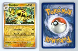 Electivire #47/142 SV Stellar Crown 2024 Reverse Holo Uncommon Pokemon TCG Card - Image 1