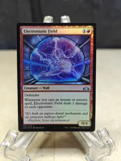 MTG Card - Electrostatic Field Holo Foil 2018 Wizards 097/259 - Image 1