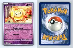 Fidough #66/142 SV Stellar Crown 2024 Reverse Holo Common Pokemon TCG Card - Image 1