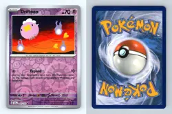 Drifloon #60/142 SV Stellar Crown 2024 Reverse Holo Common Pokemon TCG Card - Image 1