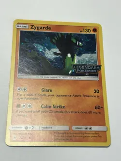 Pokemon Zygarde 72/131 GameStop Exclusive Legendary Cosmos Promo Card Lp - Image 1