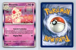 Alcremie #65/142 SV Stellar Crown 2024 Rare Holo Pokemon TCG Card - Image 1