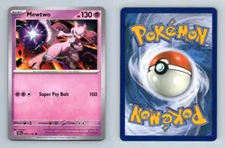 Mewtwo #59/142 SV Stellar Crown 2024 Uncommon Pokemon TCG Card - Image 1