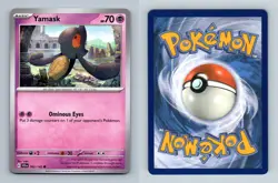Yamask #62/142 SV Stellar Crown 2024 Common Pokemon TCG Card - Image 1