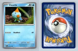 Chewtle #43/142 SV Stellar Crown 2024 Common Pokemon TCG Card - Image 1