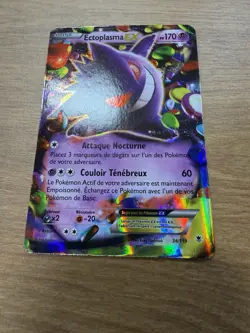 Carte Pokemon - Ectoplasma EX - 34/119 - Phantom Forces - 2014 MP FAST SHIPPING - Image 2