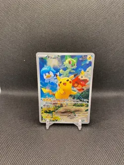 Pikachu SVP027 Paldea Evolved EN Black Star Promo Holo SVP EN 027 Pokemon TCG - Image 1