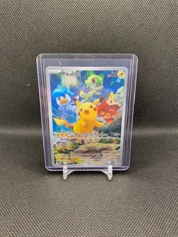 Pikachu SVP027 Paldea Evolved EN Black Star Promo Holo SVP EN 027 Pokemon TCG - Image 3
