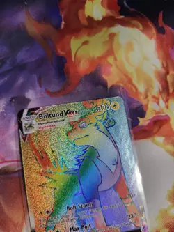 Boltund VMAX 267/264 Rainbow Secret Rare Pokemon TCG SWSH Fusion Strike - Image 2