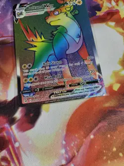 Boltund VMAX 267/264 Rainbow Secret Rare Pokemon TCG SWSH Fusion Strike - Image 3