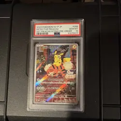 Pokemon Detective Pikachu 098/SV-P SV-P Promo Holo Japanese PSA 10 - Image 1