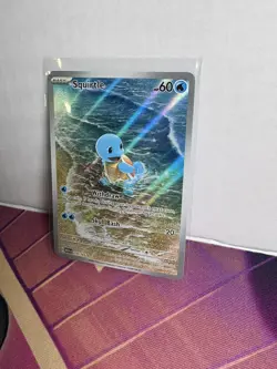Squirtle Illustration Rare NM Scarlet & Violet 151 170/165 PACK FRESH Pokemon - Image 3