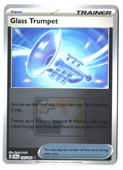 Glass Trumpet 135/142 - League & Championship Promo Pokemon Reverse Holo NM - Image 1