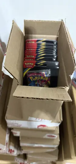 Pokemon TCG ME02 Phantasmal Flames CHECKLANE BLISTER INNER CASE Sealed 16 packs - Image 1