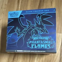 Pokemon TCG Elite Trainer Box Phantasmal Flames Factory Sealed - Image 1