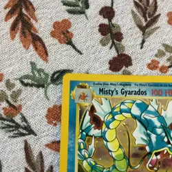 Pokemon TCG Misty's Gyarados Holo Rare Gym Challenge 13/132 Unlimited Edition - Image 2