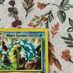 Pokemon TCG Misty's Gyarados Holo Rare Gym Challenge 13/132 Unlimited Edition - Image 3