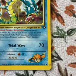 Pokemon TCG Misty's Gyarados Holo Rare Gym Challenge 13/132 Unlimited Edition - Image 5