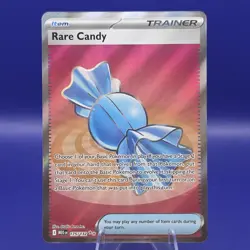 Rare Candy 175/132 Me01: Mega Evolution Full Art Holo Pokemon NM - Image 1