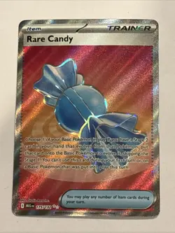 Rare Candy 175/132 - ME01: Mega Evolution Pokemon Ultra Rare Holo NM - Image 1