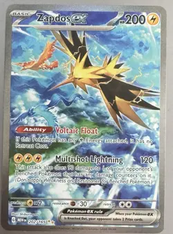 Pokemon TCG Zapdos ex #202 Scarlet & Violet 151 - SIR Holo - Image 1