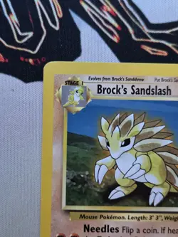 2000 Pokemon Brock's Sandslash Gym Heroes Vintage 23/132 NM - Image 3