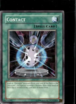 Yu-Gi-Oh Contact Power of the Duelist POTD-EN037 1st Edition - Image 1