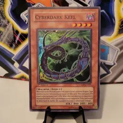Yu-Gi-Oh! Cyberdark Keel CDIP-EN003 1st Edition Super Rare Near Mint - Image 1