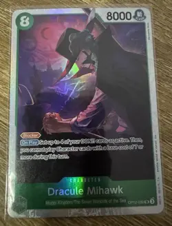4 x One Piece TCG OP12-030 Super Rare (SR) Dracule Mihawk NM English (Playset) - Image 2