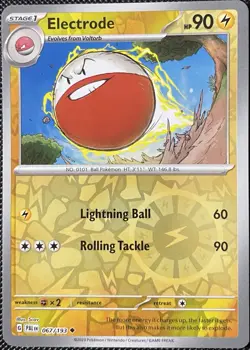 Electrode 067/193 Sv02: Paldea Evolved Reverse Holo - Pokemon Card - Image 1