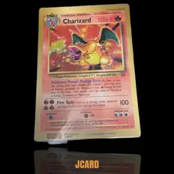 Pokemon Card Charizard Special Jumbo Card CoroCoro Comic Bonus - Image 1