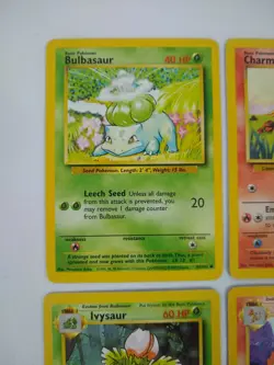 Pokemon Base Set Starters + Evolutions + Pikachus - Exact Cards! - Image 2