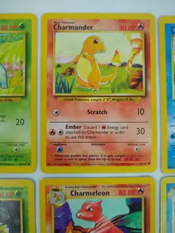 Pokemon Base Set Starters + Evolutions + Pikachus - Exact Cards! - Image 3