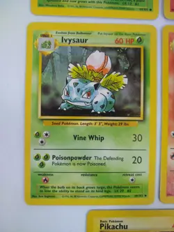 Pokemon Base Set Starters + Evolutions + Pikachus - Exact Cards! - Image 5