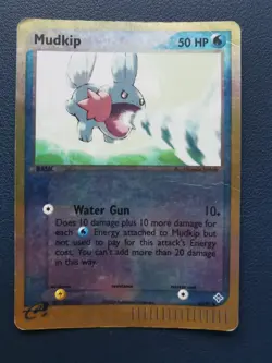 Pokemon Card Mudkip 65/97 EX Dragon Reverse Holo Common - Image 1