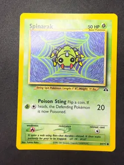 Spinarak 64/75 | Neo Discovery | Pokemon Card | NM - Image 1
