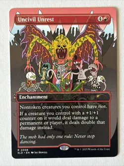 MTG Uncivil Unrest 2008 Secret Lair: Jay Howell MT/NM Regular Non Foil - Image 1