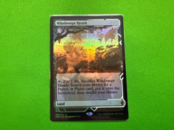 1x NM Foil Windswept Heath Zendikar Rising Expedition MTG Magic the Gathering - Image 1