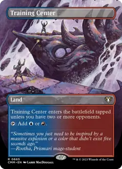 Training Center (Borderless) Commander Masters Regular MTG - Image 1
