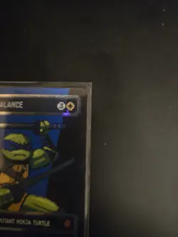 MTG TMNT Leonardo the Balance 0083 Borderless Surge Pixel Foil Mythic In hand NM - Image 5