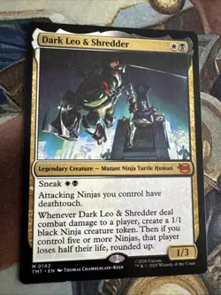 Dark Leo & Shredder - Teenage Mutant Ninja Turtles - NM-Mint - MTG - Image 1