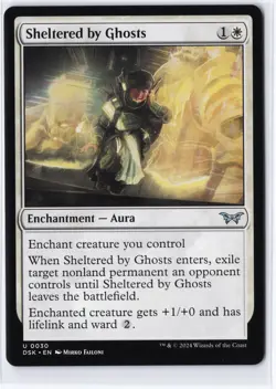 Sheltered by Ghosts Duskmourn: House of Horror #30 MTG NM / M Regular - Image 1