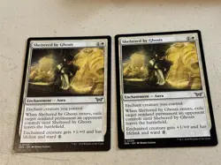 2 x mtg Sheltered by Ghosts, enchantment, Duskmourn, unplayed - Image 1